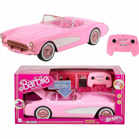 Barbie Movie Hot Wheels Corvette RC Car